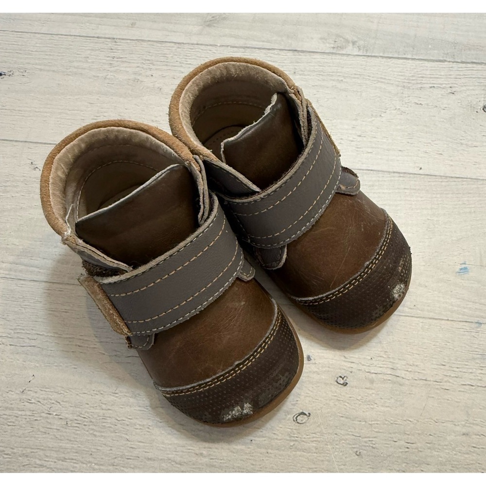 See Kai run kids sawyer boys brown boots toddler size 4